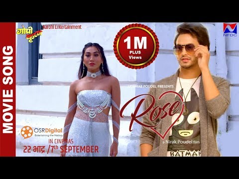 Nishan Bhattarai - "Rose" Movie song || Timro Pachi Pachi || Pradeep Khadka, Paramita || Song 2018