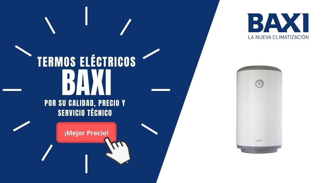 Termo eléctrico Baxi V510 de 100 litros vertical Baxi 7503745 7503745 termos  eléctricos — Bricovia