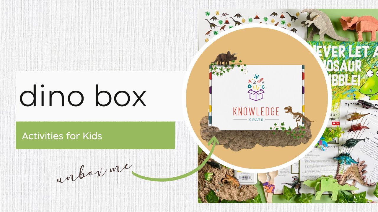 Dinosaur Activity Box for Kids