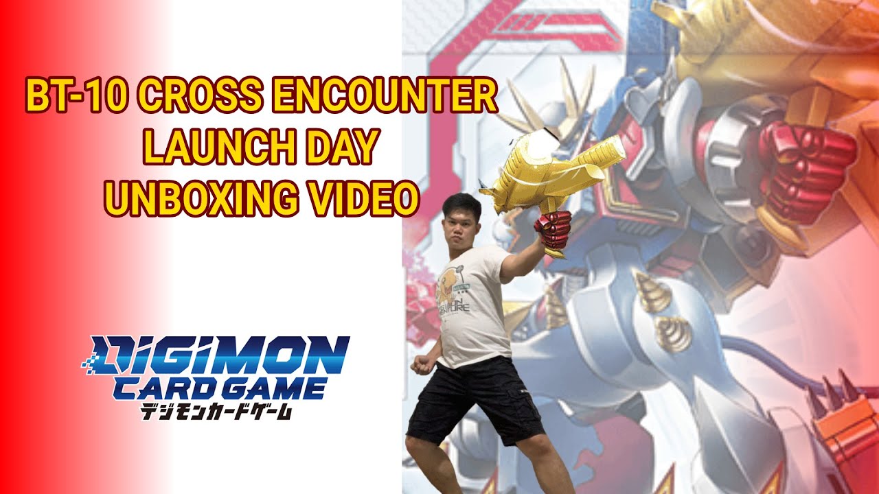 DIGIMON CARD GAME (2020) BT-10 CROSS ENCOUNTER UNBOXING VIDEO