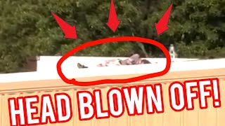 ***EXCLUSIVE FOOTAGE*** of TRUMP SHOOTER RELEASED!!! Witness: "SECRET SERVICE BLEW HIS HEAD OFF!!!"