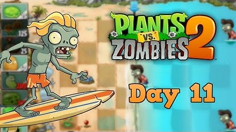 Plants vs Zombies 2 | Big Wave Beach Day 11 | Walkthrough