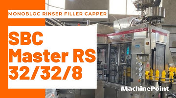 SBC Master RS 32/32/8 Monobloc rinser filler capper | SBC Machines