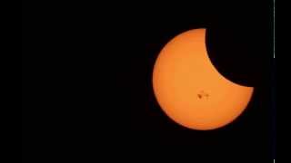 Partial Solar Eclipse 2014-10-23 North America