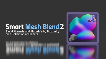 💎 Smart Mesh Blend 2 - Geometry Nodes Asset