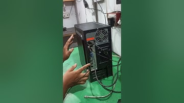 new desktop connection...  CPU connection | CPU assembly | monitor connection