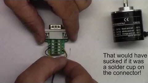 Omron Differential Encoder Overview & Wiring to Adafruit Connector