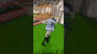 USING A ROCK 🪨 AS A WEAPON 😳 #shorts #yanderesimulator