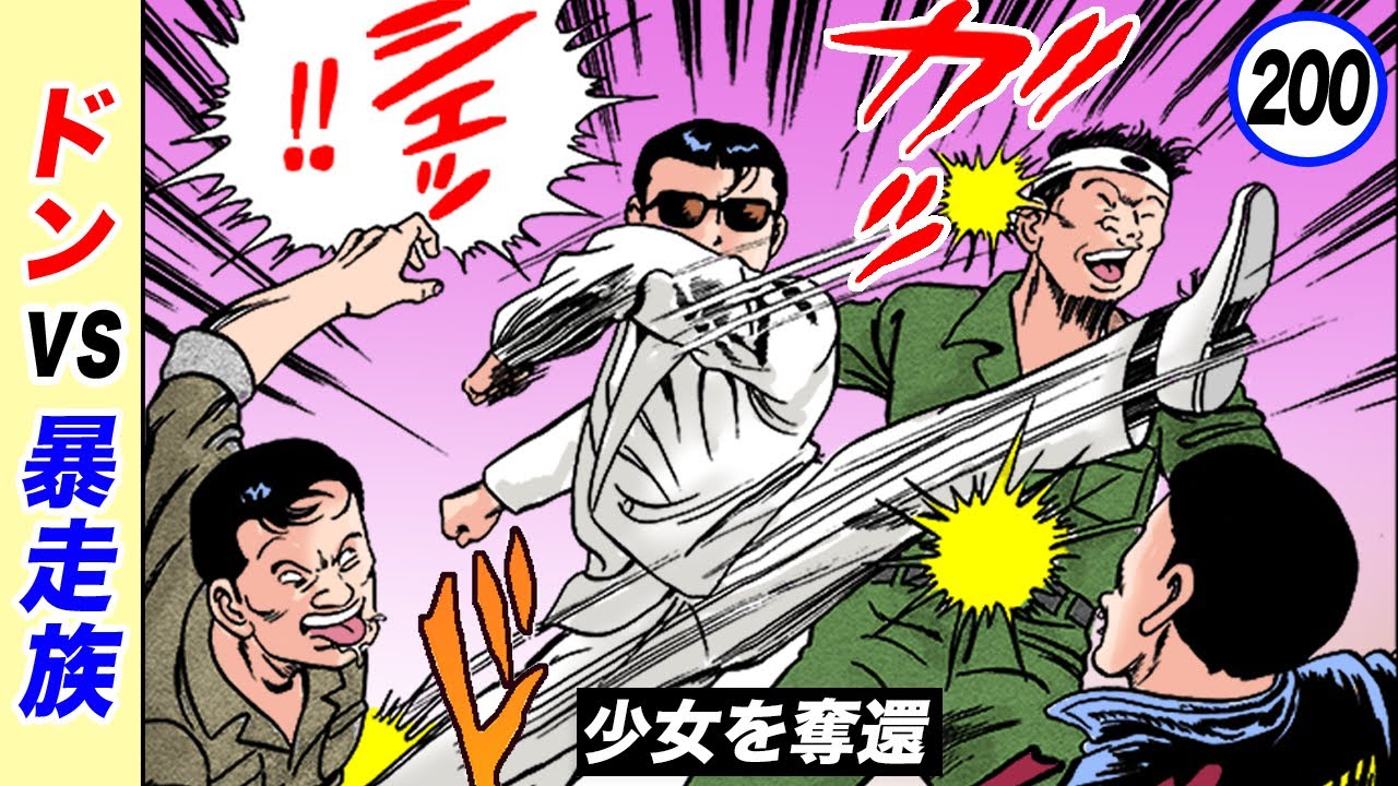 ドン、血を見て狂う。暴走族との戦い【静かなるドン20-2】