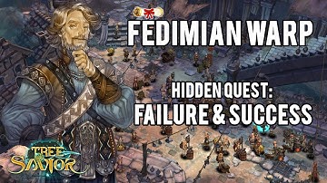 Tree of Savior | Free Fedimian Warp/Teleport Guide (Hidden Quest: Failure and Success)