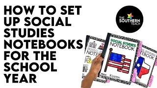 How to Set Up Social Studies Interactive Notebooks For the Entire School Year