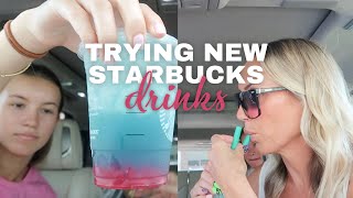 Reviewing the new Starbucks drinks plus Tornados!