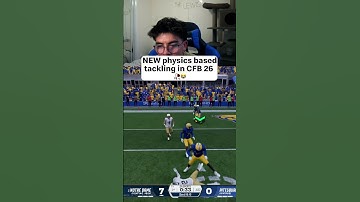 NEW PHYSICS BASED TACKLING IN COLLEGE FOOTBALL 26!