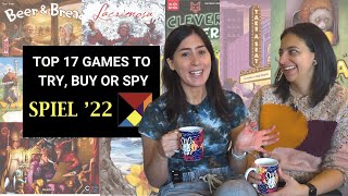 Top 17 Upcoming Games to *Buy, Try or Spy* at Essen Spiel 2022