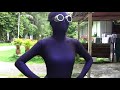 Dark Blue Zentai Girl (紺色の全身タイツの女) Part 1