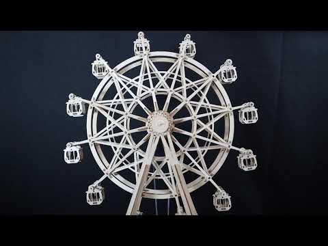 Rolife Ferris Wheel 3D Wooden Puzzle Part 4 (Finale) - YouTube