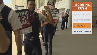 American Airlines flight attendants vote to authorize a strike
