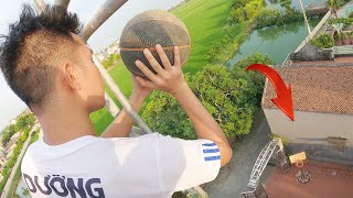 PHD | Chơi Bóng Rổ Từ Độ Cao 20m | Challenge Basketball