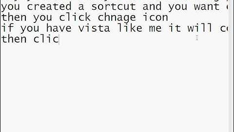 How to change Icons for Windows Vista Or Xp