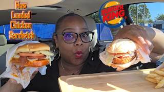 TRYING BURKER KING NEW CLUB FRIED CHICKEN AND SPICY GRILLED CHICKEN SANDWICHES!