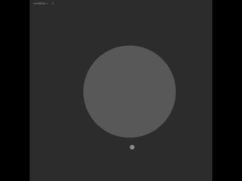 [Processing physics]03_13 gravity kepler