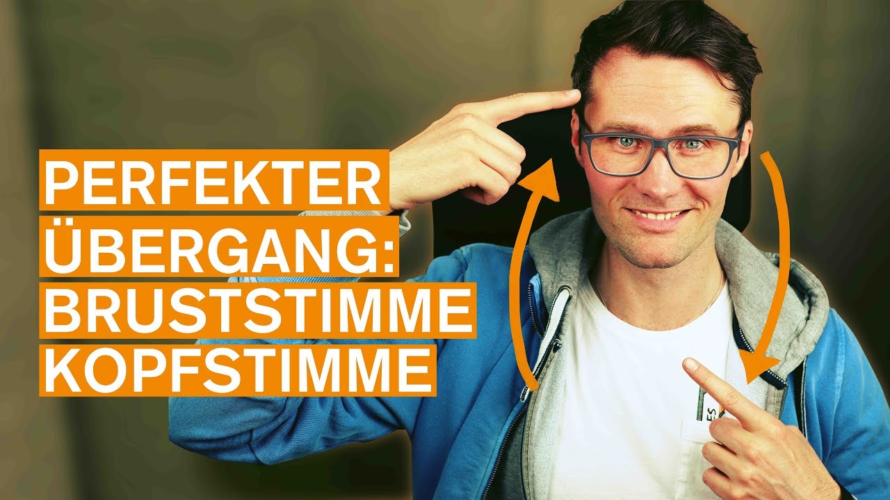Übergang zwischen Bruststimme & Kopfstimme - Gesangsübung