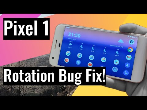 How to fix the Gyroscope and Screen Rotation on the Pixel 1?