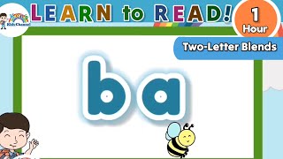Two-Letter Blends for Nursery and Kindergarten | English Reading Phonics A E I O U 