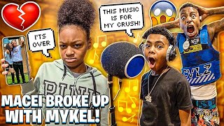 BAM MADE A LOVE SONG & MACEI BROKE UP WITH MYKEL!💔