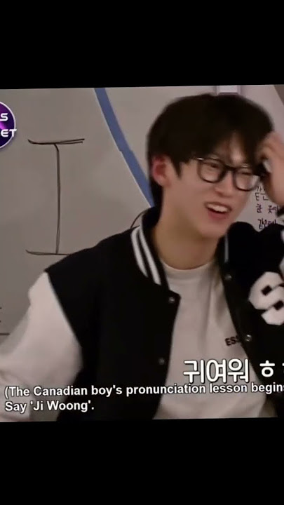 Not jongwoo give lesson to matthew how to pronounce “ji woong”🤣#boysplanet #zerobaseone #kimjiwoong