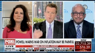 Powell Warns That War On Inflation May Be Painful — DiMartino Booth Joins Cavuto of Fox Business