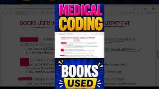 Books used in medical coding cpc exam #cpcexam #medicalcoding #aapc #medicalcodinginterview #icd10cm