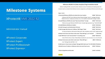 Video Analytics (VA) plugin/ Engine | Installation Guide | XProtect 2022R2  VMS | Milestone Systems