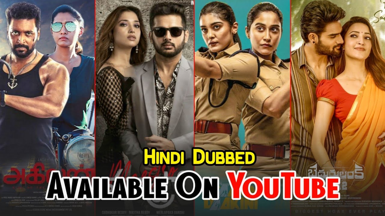 Top 10 Big New South Indian Hindi Dubbed Movies Available On YouTube ...