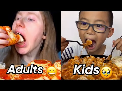 Kids vs. Adults Mukbangers