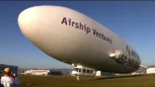 Zepplin NT Airship Ventures - TAKEOFF - N. Oakland Field