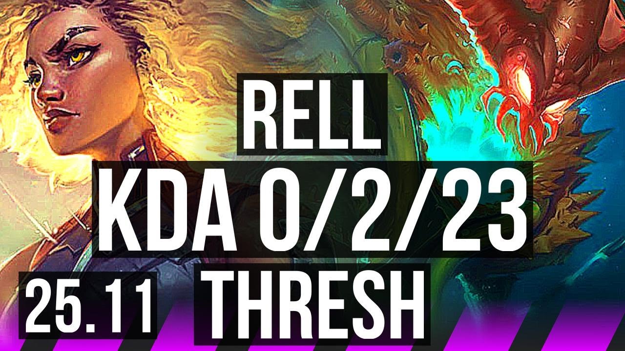 RELL & Nilah vs THRESH & Lucian (SUP) | NA Master | 25.11