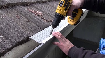 EasyOn Gutterguard: Installing on soft metal roof shingles