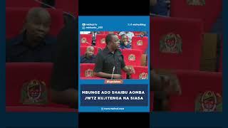 ADO SHAIBU AENDELEA NA MAPMBANO BUNGENI KUHUSU JESHI