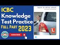 Icbc knowledge practice  test 2023  full part  canadian driver knowledge tests