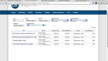 Google Sites - Display your Google Drive Files with filters & metadata