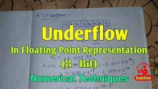 Underflow While Represent Floating Point Numbers | IGNOU | StudyStool |