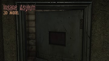 Low Poly Insane Asylum Corridor With PBR Materials