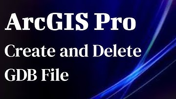 ArcGIS Pro - Create and Delete GeoDataBase