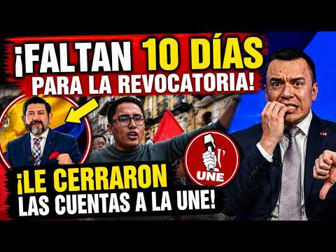 10 DAYS LEFT UNTIL THE RECALL AND NOBOA IS PREPARING HIS REVENGE
