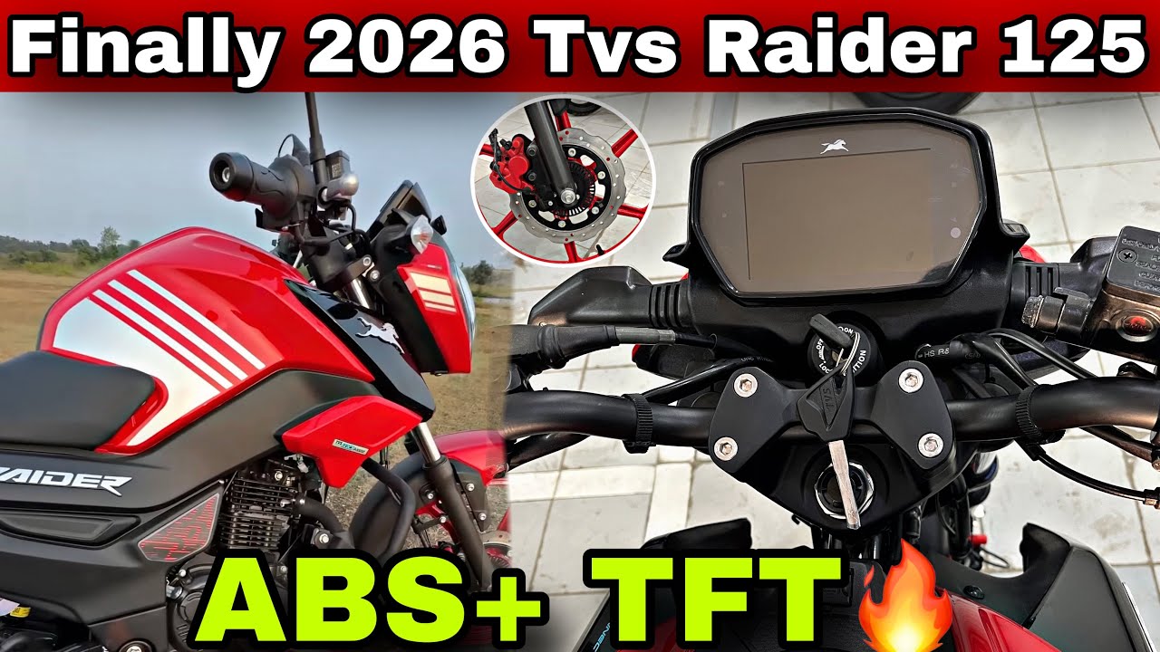 TVS Raider 125 Single Channel ABS with TFT Display 🔥 | Full Review, Features & Price 2026