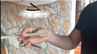 HOW TO HOLD YOUR SCISSOR,COMB (ONE HANDED TECHNIQUE)
