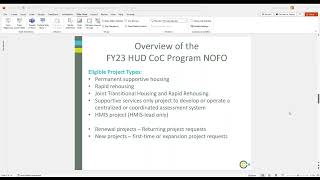 FY23 Hud CoC Program: How to Apply