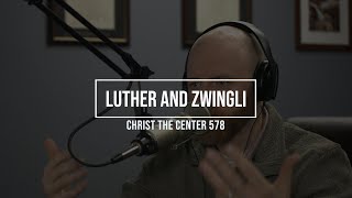 Luther And Zwingli At Marburg