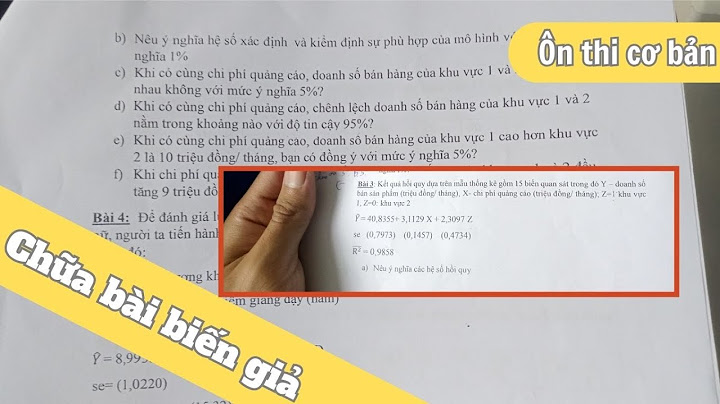 Bài tập biến giả trong kinh tế lượng năm 2024